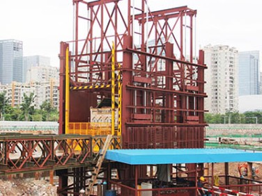 地鐵隧道深坑取土直頂式升降臺(tái)系列