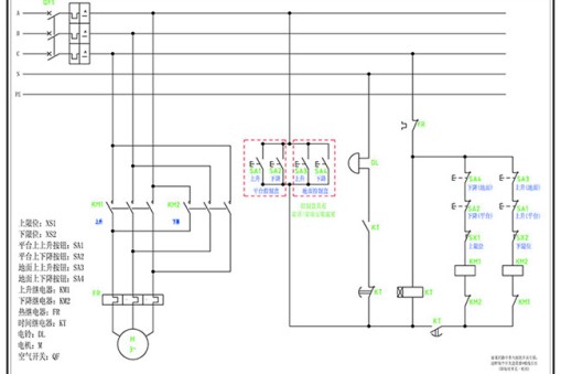 剪叉式液壓升降平臺電路圖是什么樣的？